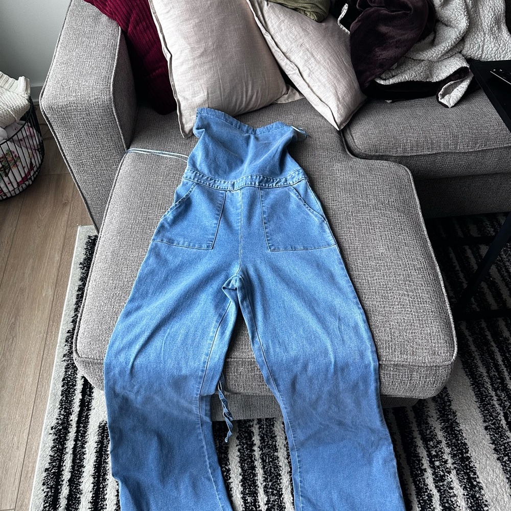 Fashion Nova Denim Jumpsuit